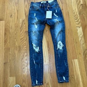 Kancan distressed jeans size 24 Never worn